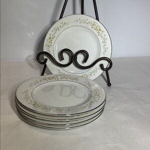 Crown Victoria “Carolyn” pattern dessert plates